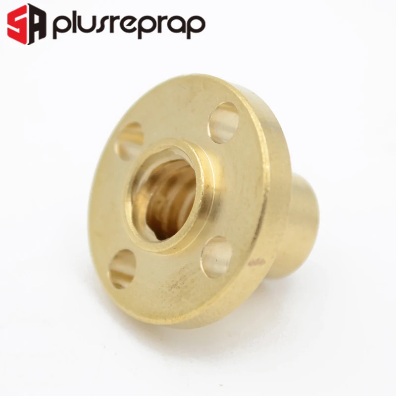 Детали для 3D принтера латунная Фланцевая гайка ЧПУ Reprap T8 свинцовый винт 8 мм 4 или 2