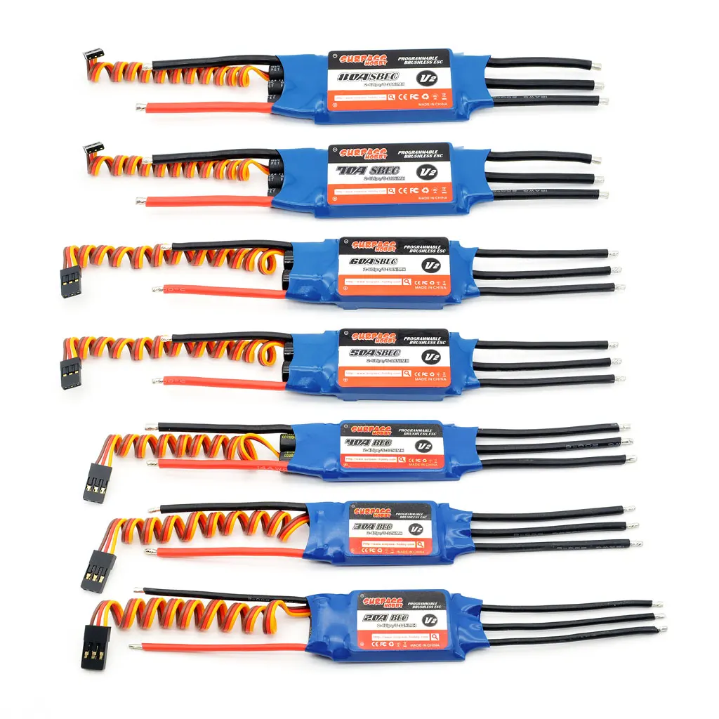 контроллер скорости surpass hobby 80a70a60a50a40a30a20