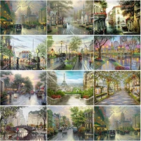 new arrival 5d landscape embroidery painting cross stitch kit mosaic full drill diamond painting home craft art decoration gift