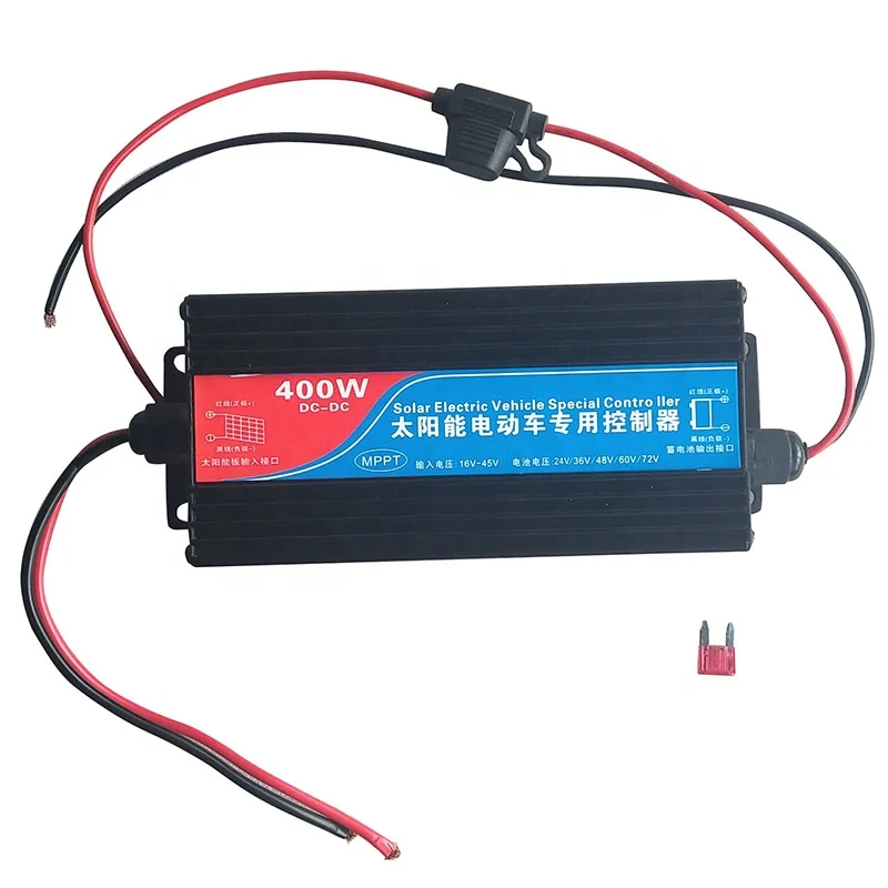

MPPT solar boost controller 400W 24V36V48V60V72V Solar electric vehicle controller