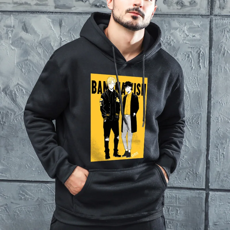 

2021 Hot New Banana Fish anime Hoodie Men/Women popular fashion Harajuku Banana Fish Hoodies sweatshirt Pullover Streetwear