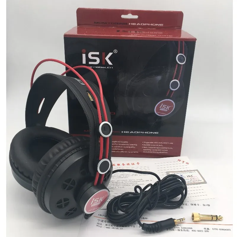 Хит продаж оригинальные наушники ISK HP 580 полуоткрытые динамические