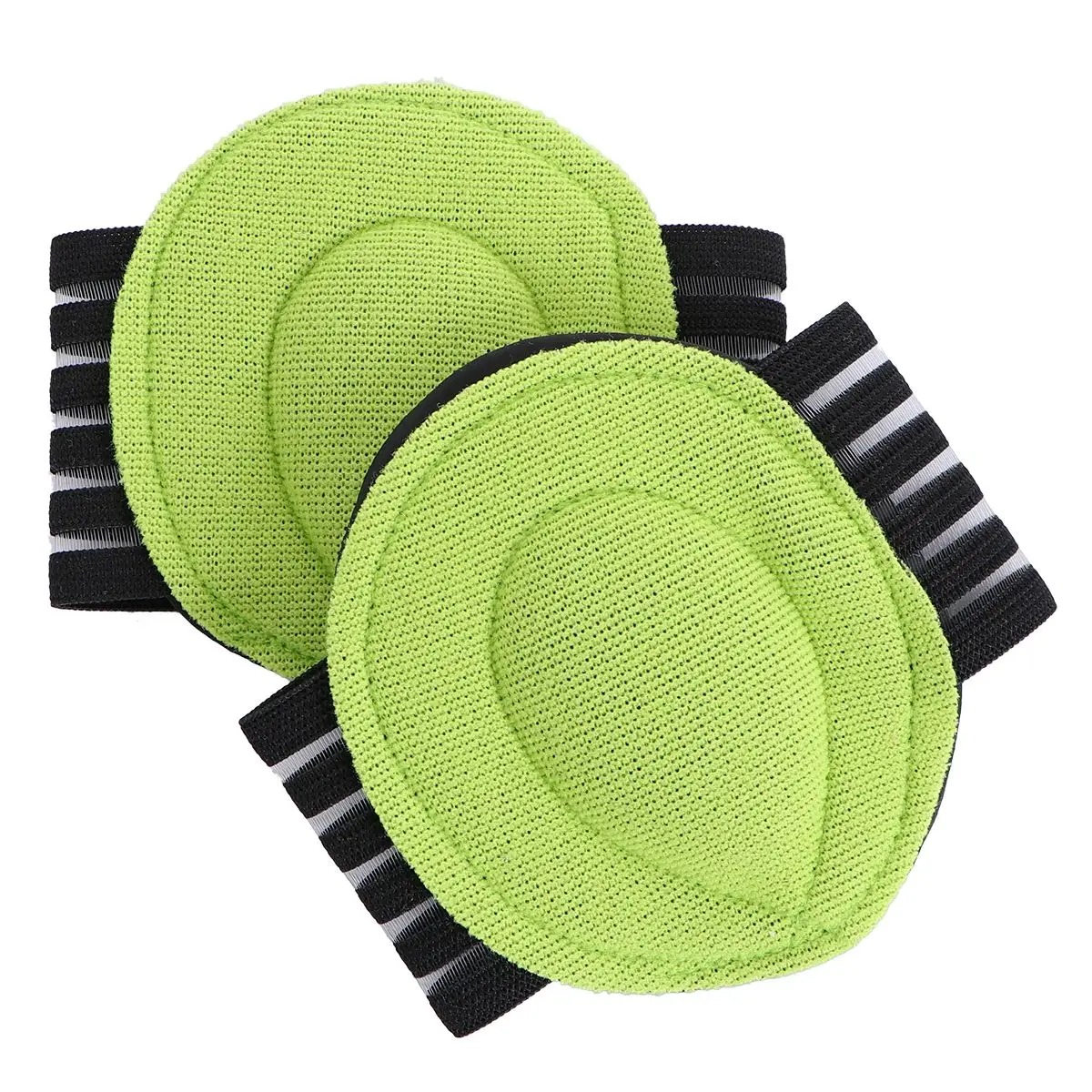 

2 Pairs Of Elastic Flatfoot Orthotics Foot Arch Support Cushions Massaging Pads