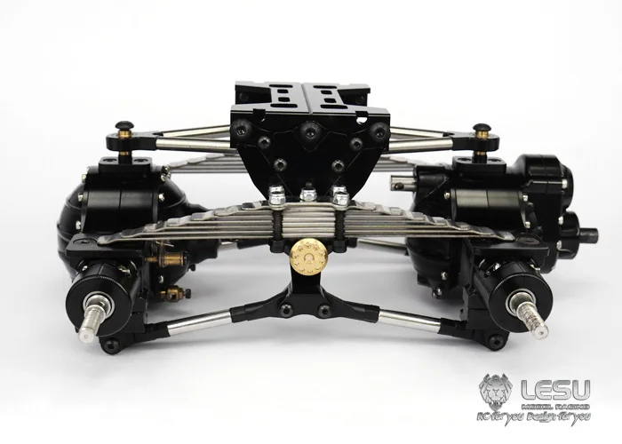 LESU X-8002-A металлическая задняя подвеска Набор для 1/14 Tmy RC грузовик оси DIY Модель TH02086