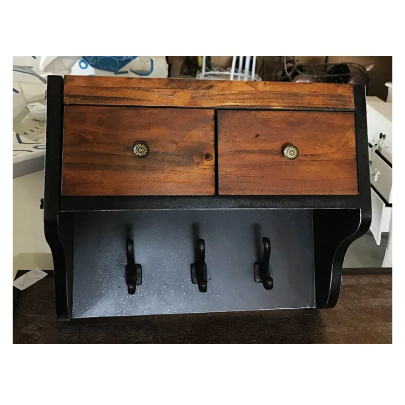 

small handicraft vintage decoration wall wood cabinet
