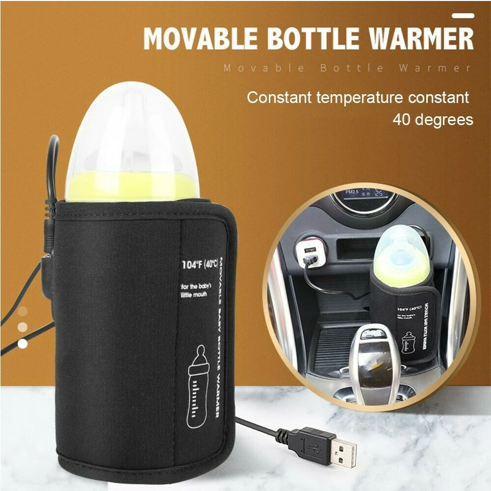 

Thermal Baby Bottle Warmer Insulation Milk Feeding Bag Infant Travel Car Outdoor Thermostat Portable Storage Nursing USB Heating