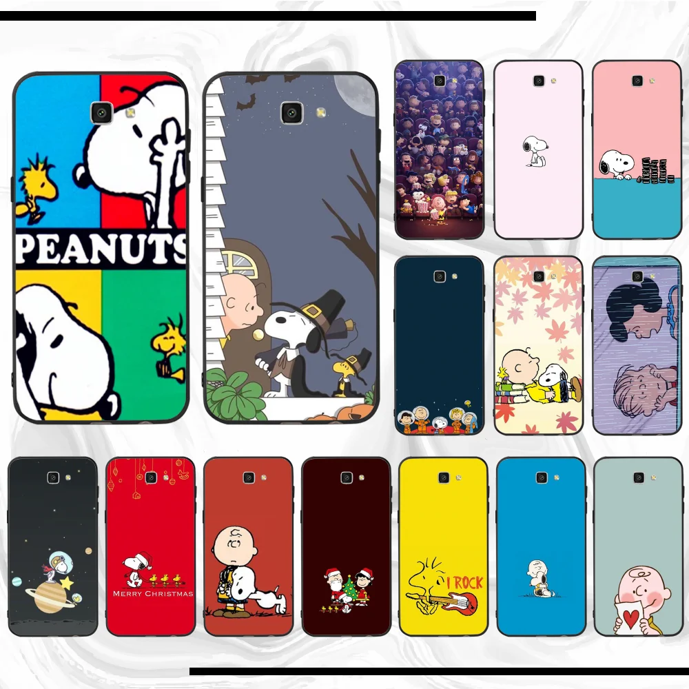 Peanut Charlie коричневый Beagle DIY чехол для телефона samsung J510 J5 J6 J7 J710 730 737 NEO 2016 2017 2018 CORE PRO DUO