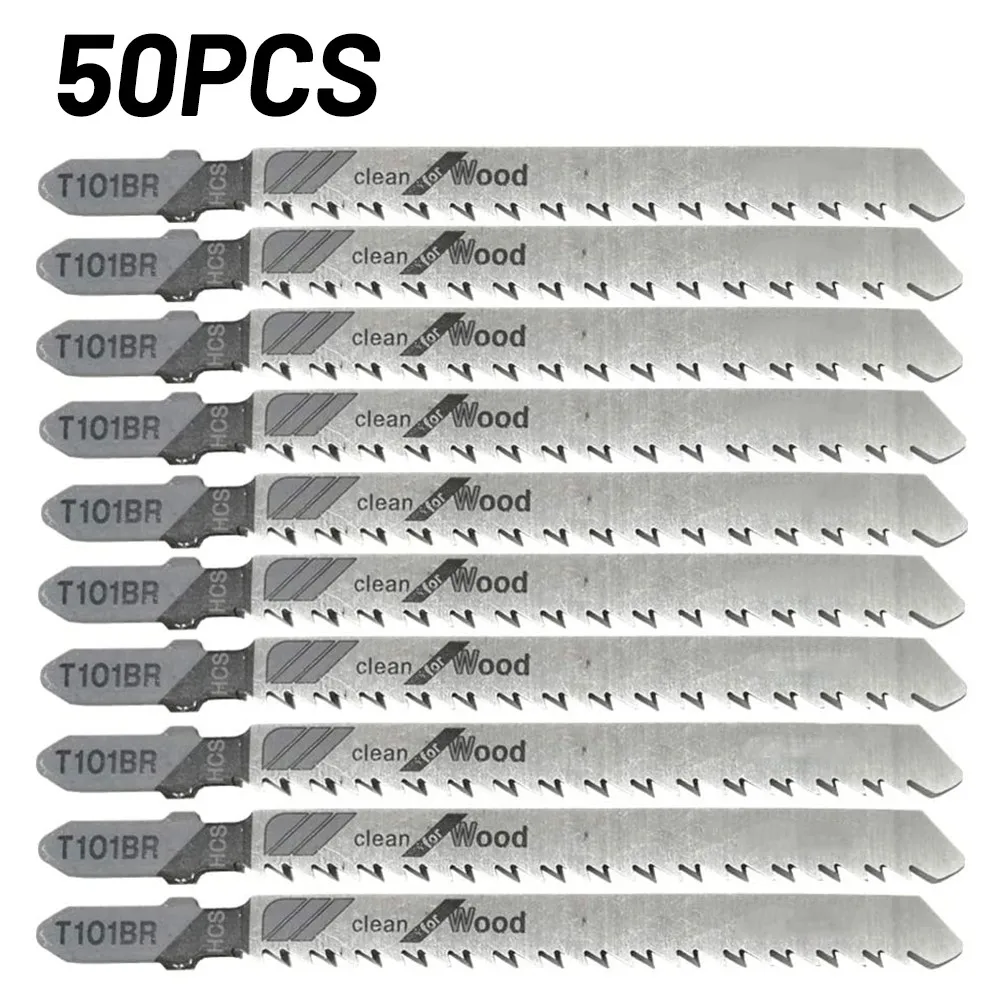 

10 TPI Jig Saw Blades 50Pcs Blades Contractor Hardwood Jig Jigsaw Blades