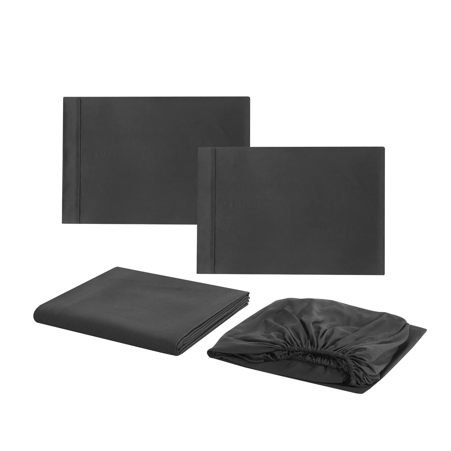 Dark Gray 3/4 шт., Комплект постельного белья с глубоким карманом, роскошное льняное постельное белье для отеля, мягкое постельное белье из египетского хлопка - Цвет: Dark Gray