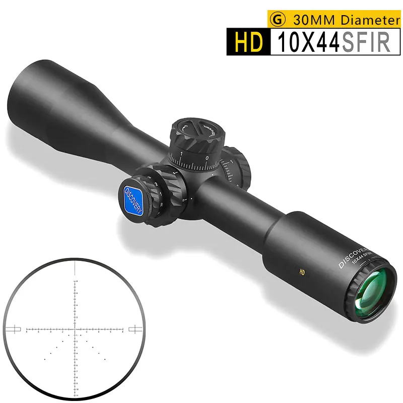 Прицел с фиксированной мощностью Discovery HD 10X44SFIR 30 мм трубка подсветкой 1/10 мил сброс