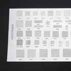 4 шт., универсальный трафарет BGA для MTK MSM Samsung Huawei Xiaomi iPad CPU RAM PM Power IC Reball Pin BGA, шаблон прямого нагрева