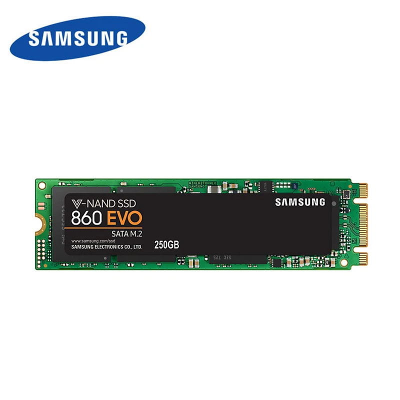 Внутренний твердотельный накопитель SAMSUNG 860 EVO M.2 2280 SSD TLC HDD 250 ГБ 500 ТБ для ноутбука |
