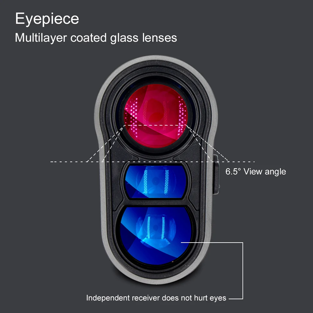 

Newly Rechargeable Telescope Rangefinder Outdoor Handheld Multifunctional Golf Telescope with Height & Angle Measurement