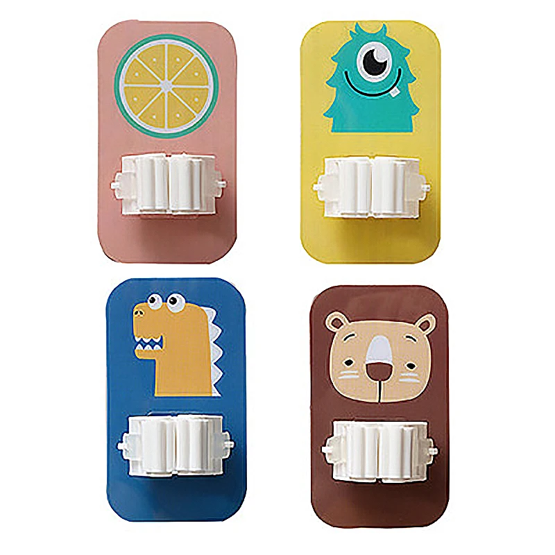 

Creative Cartoon Mop Holder Mop Hook Wall Hanging Seamless Mop Clip Household Broom Toilet Swipe Holder Hook Kitchen Bathroom