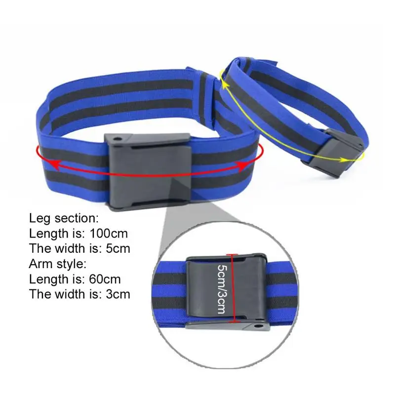 

2 Pack Fitness Exercising Bands Strap Arm Muscle Training Bands Weightlifting Muscles Blood Flow Restriction Elastic Bands HOT