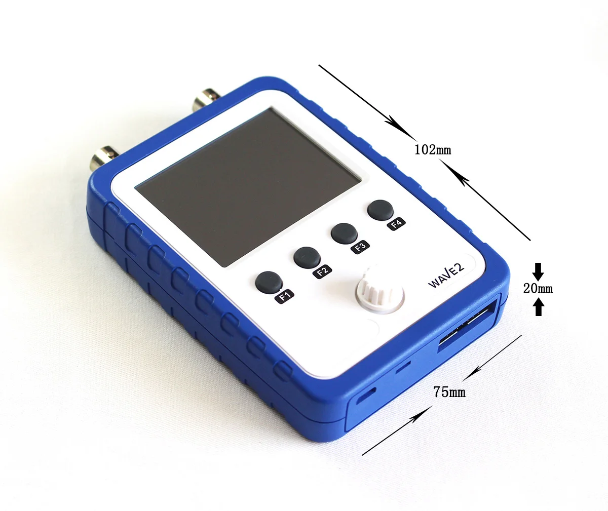 Карманный двухканальный цифровой осциллограф WAVE2 2 4 дюйма сенсорный экран со