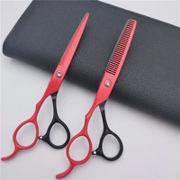 5 5 inch 440c japan professional human hair scissors hairdressing cutting shears thinning scissors hair styling tool
