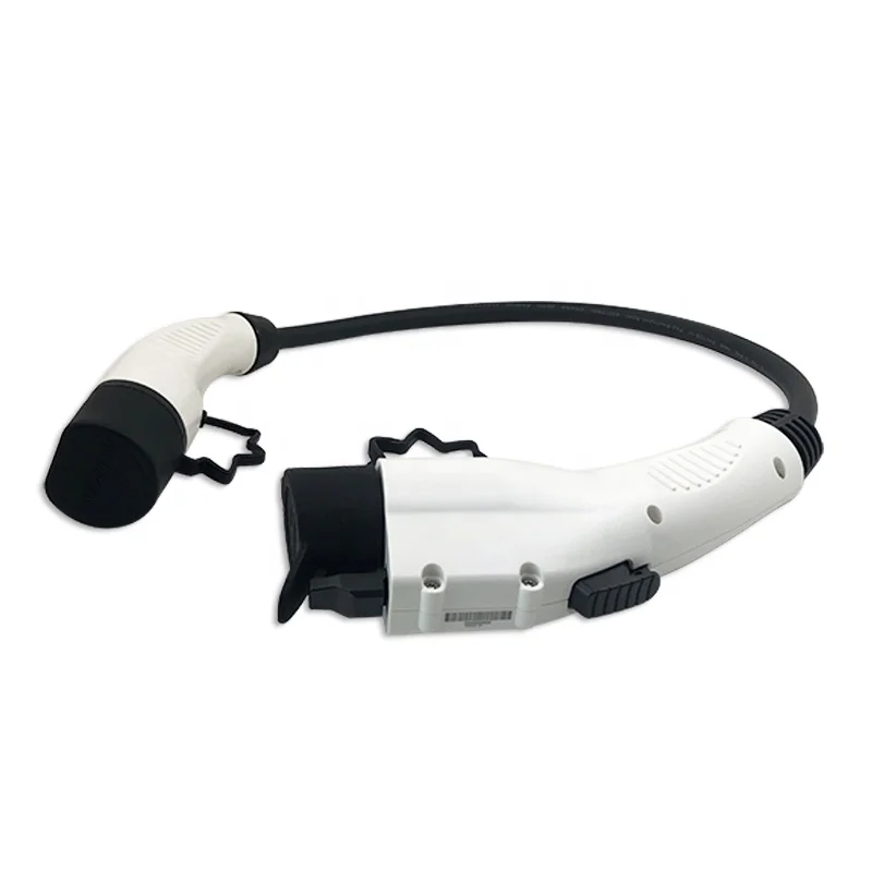 Адаптер для зарядки EVSE SAE J1772 type 1 to type 2 IEC62196-2 16A 32A вилка кабель для зарядки электромобиля со шнуром 50 см