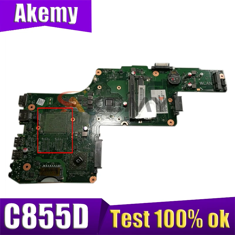 

Материнская плата AKEMY для ноутбука Toshiba Satellite C855D, материнские платы V000275390 1310A2509717, материнская плата высокого качества