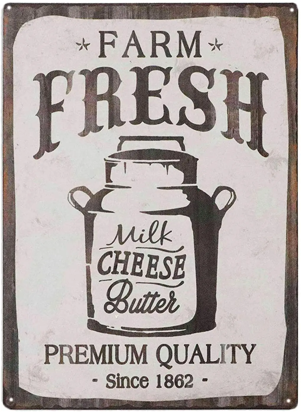 SIGNT Farm свежее молоко сыр масло Новинка металлические жестяные - Цена: 