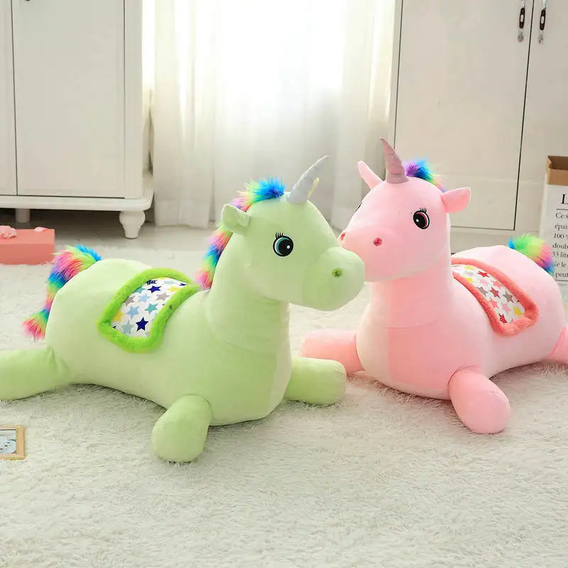 Детское мягкое плюшевое кресло удобное для младенцев с мультяшными животными в