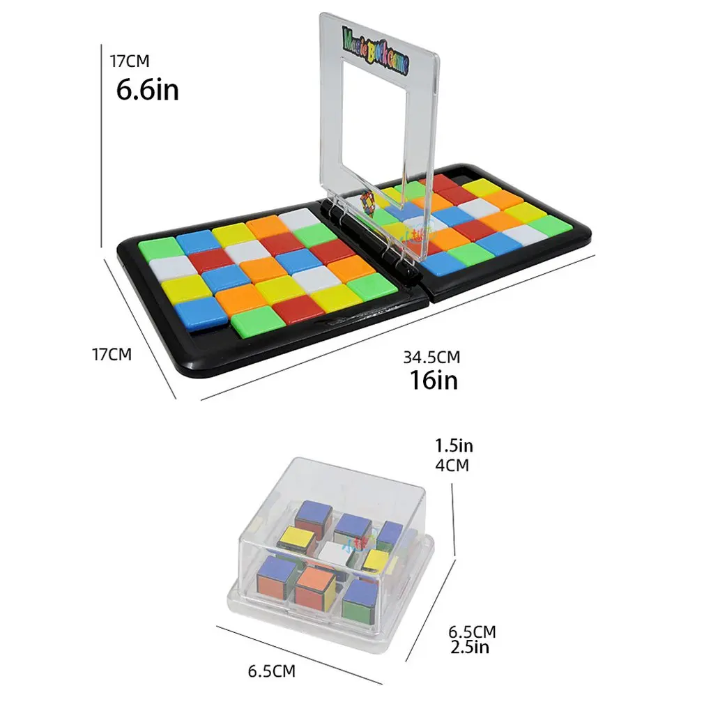 

Battle Sport Game Cube 3D Puzzle Jigsaw Race Cube Parent-Child Interactive Colorful funny boys kids Adult Desktop Education Toys