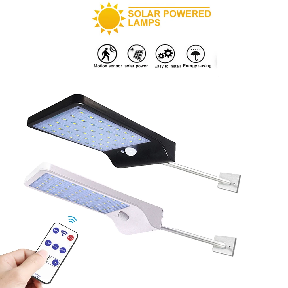 Солнечный светильник светодиодный PIR датчик движения 48 Светодиодный