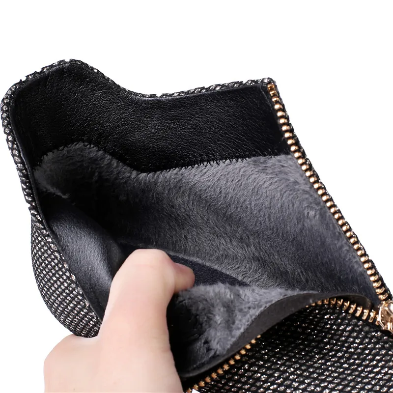 YMECHIC/2019 г. Осенне-зимние черные сапоги на шпильке женские пикантные белые