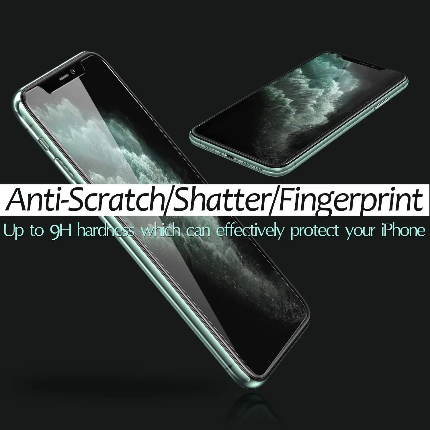 Закаленное стекло 9H 2 в 1 для iPhone 11 Pro Max 11Pro 5 8 6 дюймов защита экрана передняя и