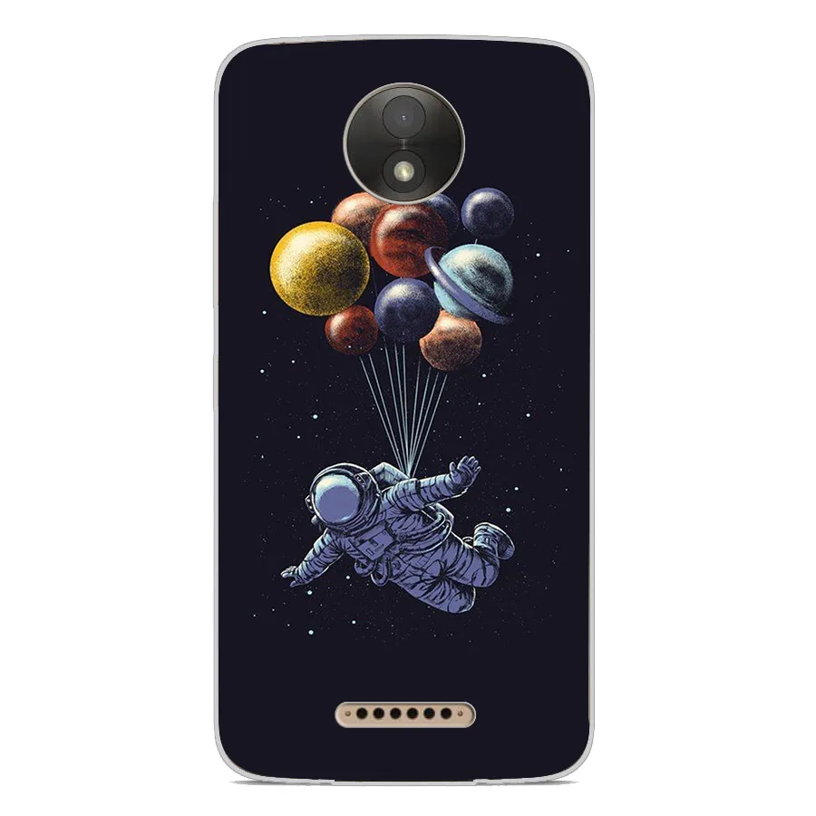 Ciciber Moon для Motorola Moto C Z2 Z3 ONE G4 G5 G5S G6 P30 E3 E4 E5 Plus Play Power X4 M Мягкие силиконовые прозрачные
