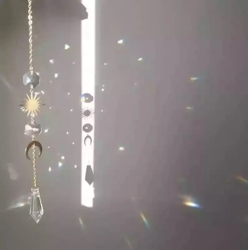 

Simple Sun Catcher - Sun Moon Suncatcher Rainbow Maker