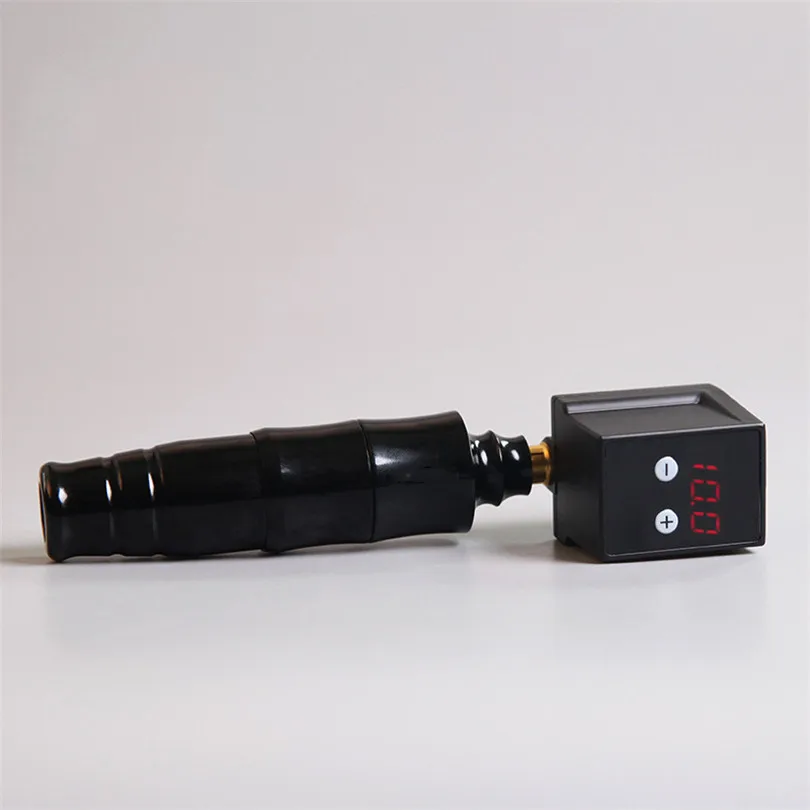 Pro 1 шт. мини беспроводной татуировки питания Портативный ЖК-экран RCA/DC разъем для