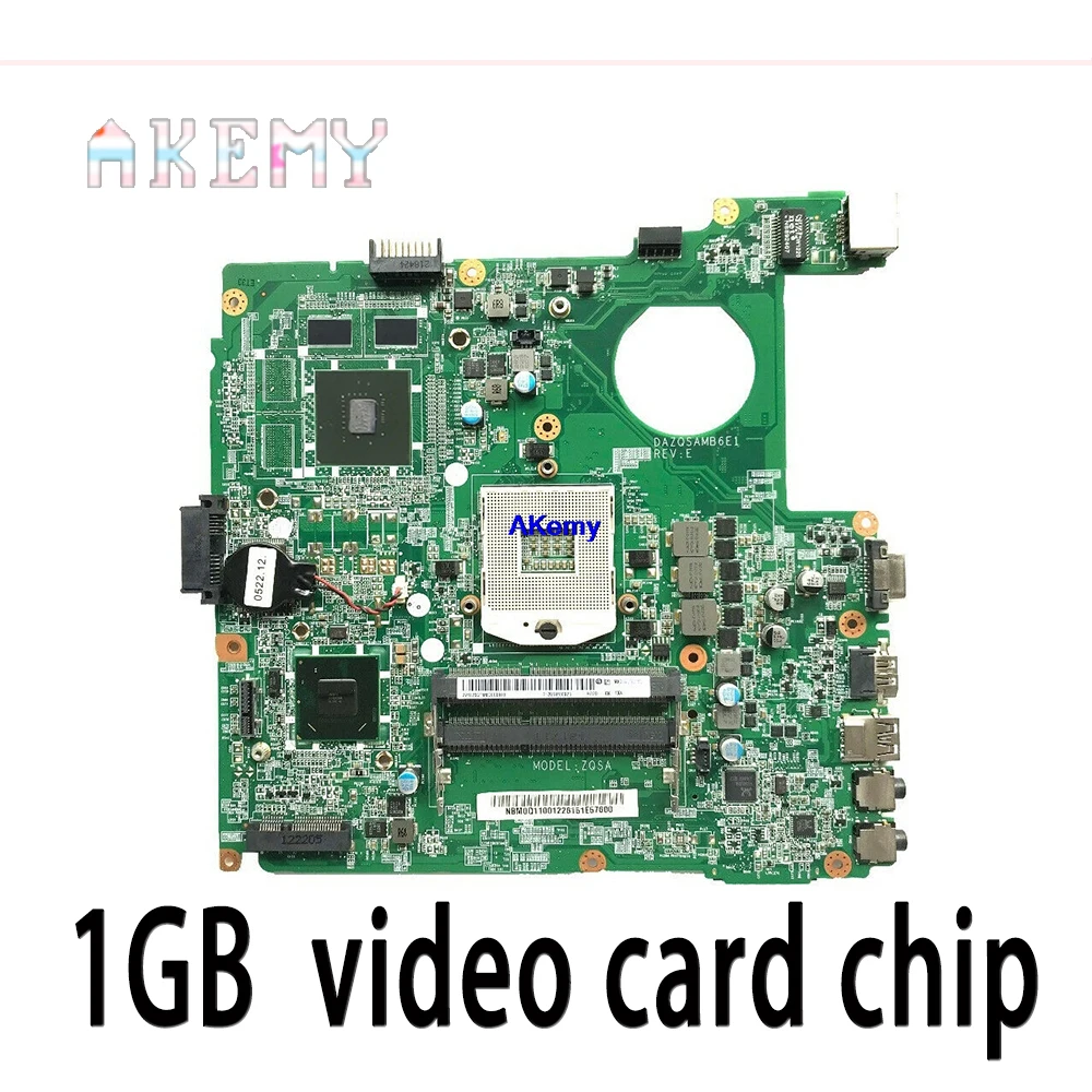 Материнская плата для ноутбука For Acer E1-431 E1-471 DAZQSAMB6F1 DAZQSAMB6E0 w/1 GB чип видеокарты |