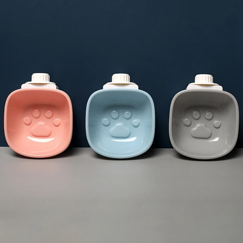 Собака PP смола висячая кормушка дизайн коготь головоломка медленная миска для