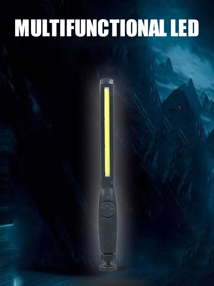 Portable COB Flashlight USB Rechargeable LED Work Light Workshop Inspection Torch for Car Repair Camping | Лампы и освещение