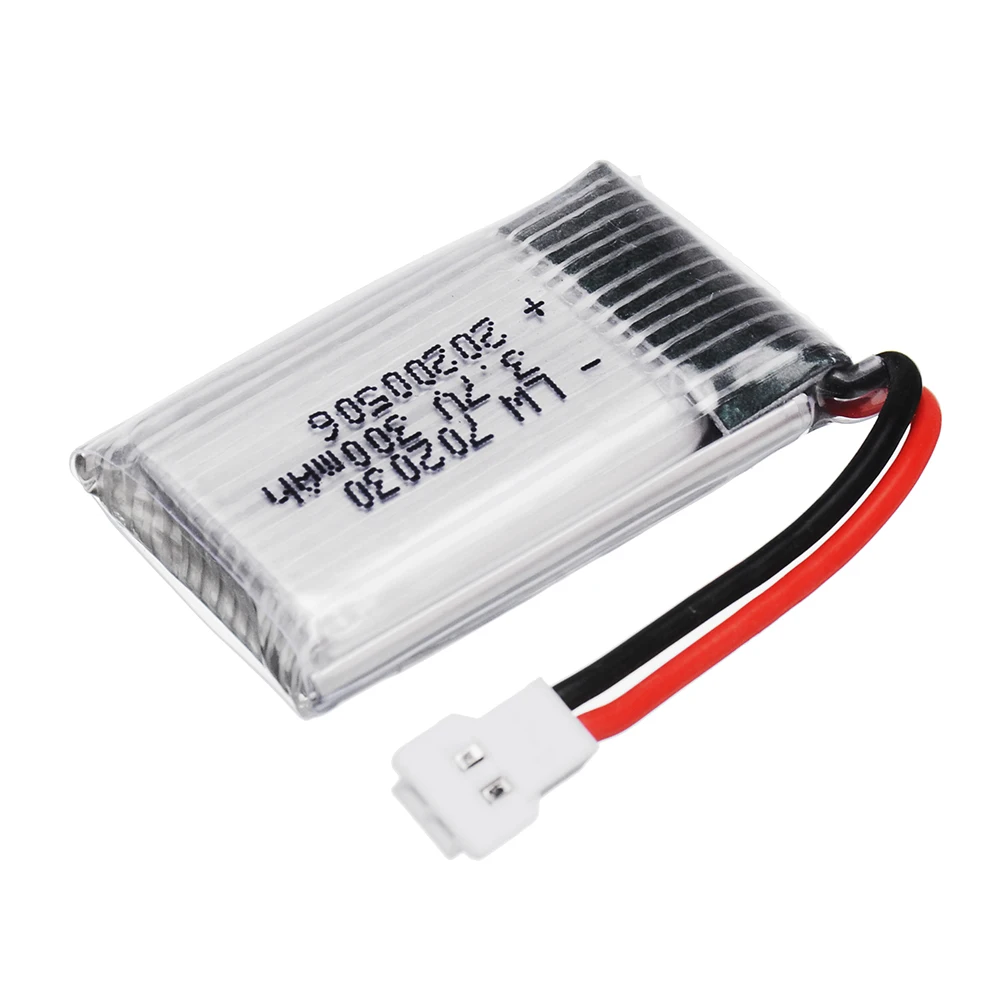 Аккумулятор Lipo 3 7 в 300 мАч 702030 для Udi U816 U830 F180 E55 FQ777 FQ17W Hubsan H107 Syma X11C FY530 Запчасти
