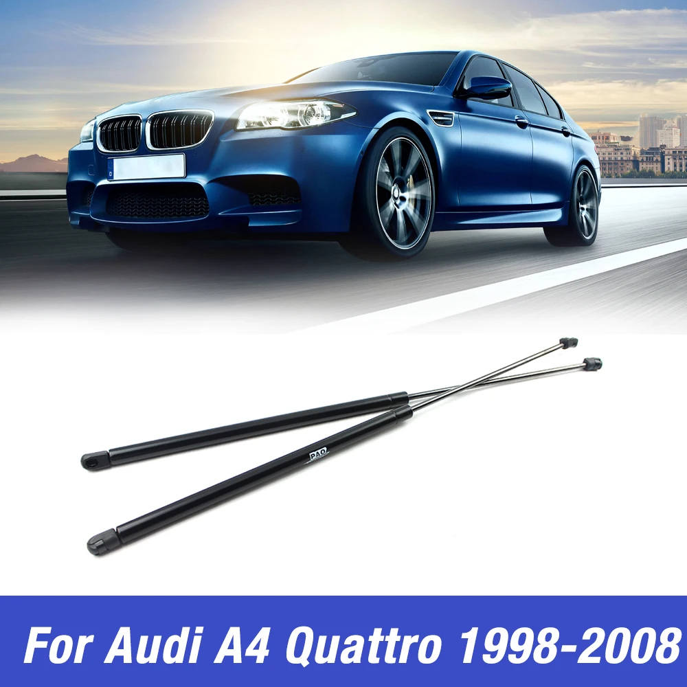 Поддержка подъема для Audi A4 Quattro S4 RS4 2003-2009 передний капот автомобиля газовые