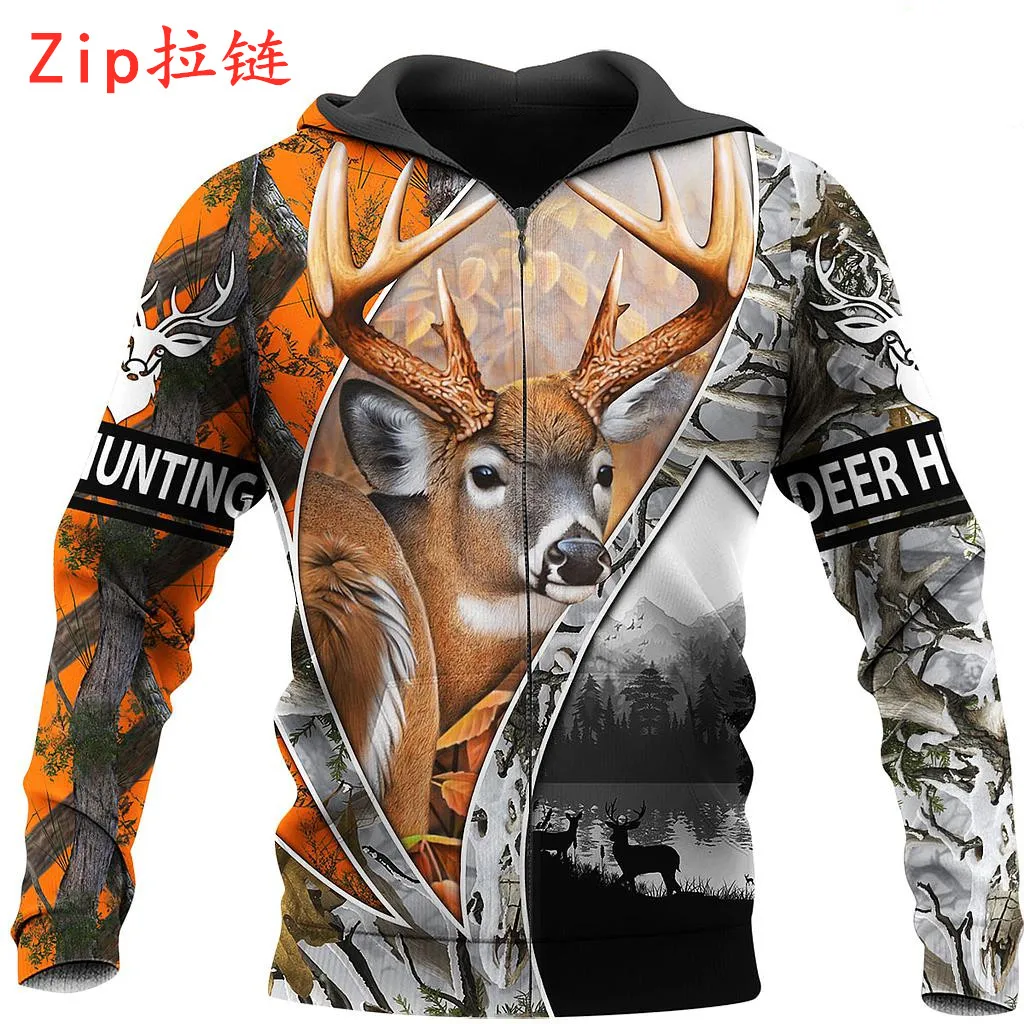 

2020 модные 3D худи с принтом оленя для охоты унисекс хип-хоп толстовка Повседневная японская мода толстовки Топы