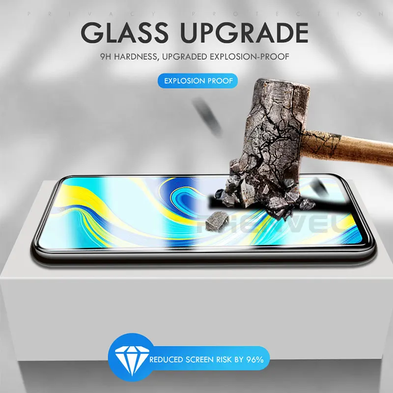 Oleophobic Protective Glass For Xiaomi Redmi Note 9S 8 Screen Protector Xiomi 9 PRO Enhanced Tempered | Мобильные телефоны и