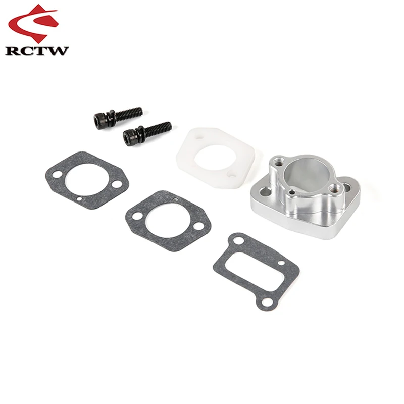 

CNC Metal Intake Pipe Parts Kit 71cc Engine Accessories for 1/5 HPI ROFUN ROVAN KM BAJA LOSI 5IVE-T FG DDT RCMK FID RACING PARTS