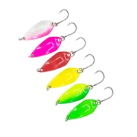 18pcslot 1g 3 5g metal spinner bionic luya bait fishing lure multi articulated spoon spin fish tackle set of wobblers for pike