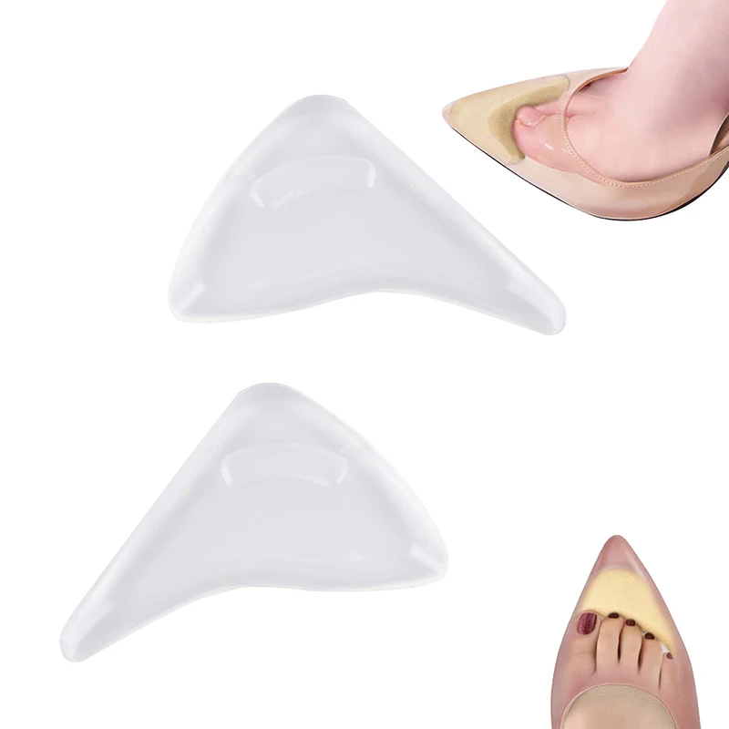 2pcs Shoe Pad Forefoot Cushion Gel Massage Non Slip High Heels Half Palm Insole | Обувь