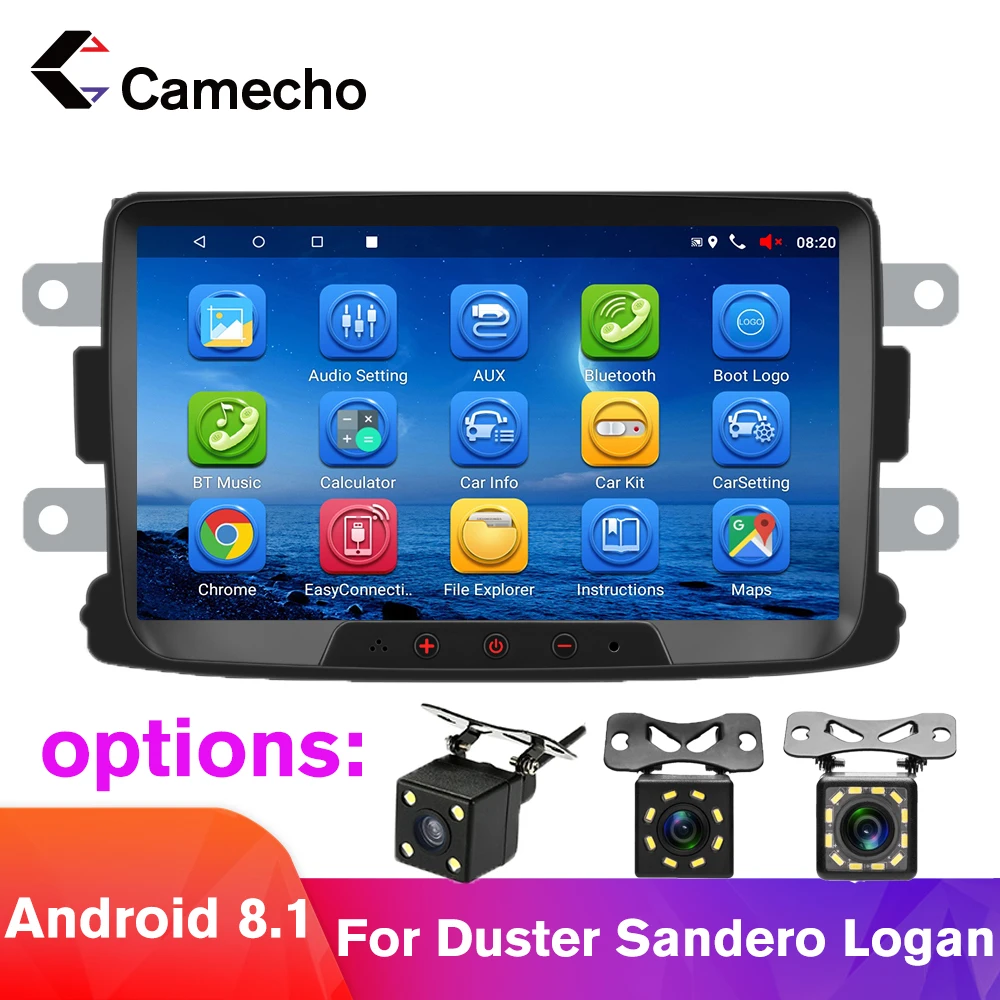 Автомагнитола Camecho 2DIN 8 дюймов Android 1 Автомобильный мультимедийный плеер GPS Wi Fi