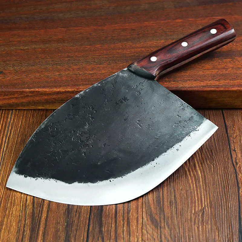 Кухонный нож из нержавеющей стали Тан ножи для нарезки с деревянной ручкой