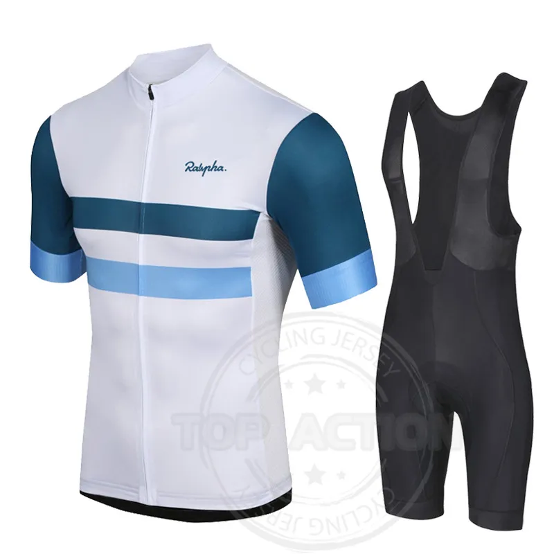 

Summer Ralvpha Men's Racing Cycling Suits Tops Pro Bike Wear Quick Dry Jersey Ropa Ciclismo Custom made Cycling Clothing Sets