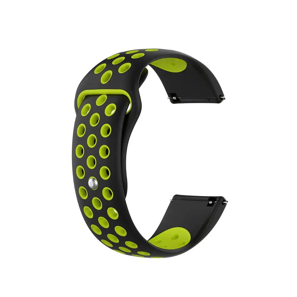 Black green Сменные аксессуары для часов Fitbit Versa 2 Band ремешок для Fitbit Versa lite Versa2 Smartwatch силиконовый ремешок - Цвет: Black green