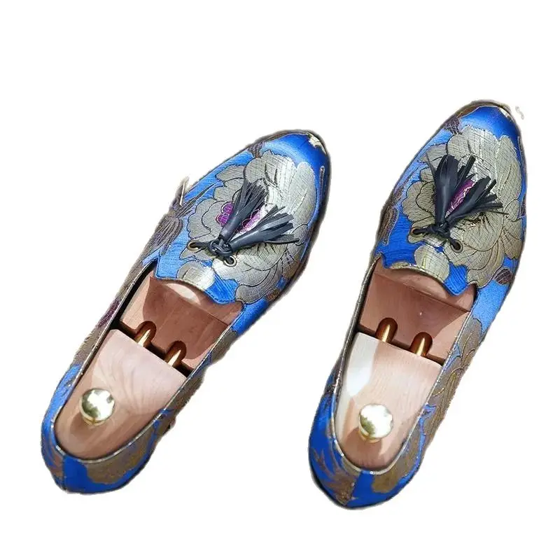 

Men's Casual Lazy Tassel Pattern Slip-on Driving Shoes mens shoes casual fashion 2021 men designer shoes Slip-On KA060