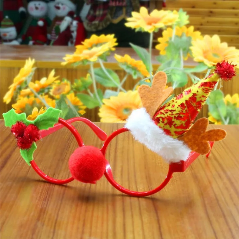 Рождественские очки Рождественский реквизит для вечеринок наряды красивые