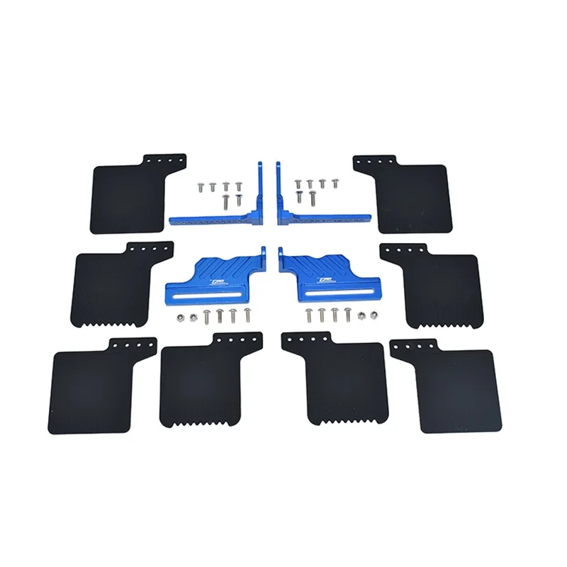 

Rubber Front and Rear Fenders Mud Flaps Upgrade Accessories for 1/10 RC Crawler Car Traxxas Trx-4 Trx4 Parts