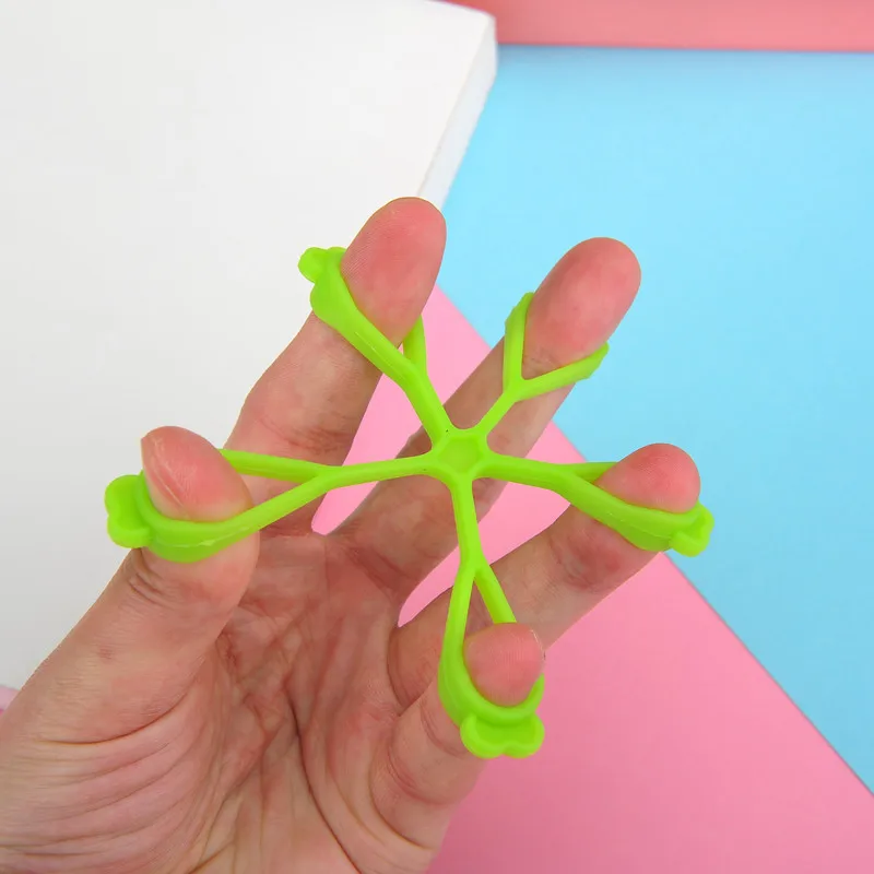

Finger Stretcher Silicone Finger Trainer Five-finger Resistance Band Silicone Finger Stretcher Decompression Toy Autism Toys